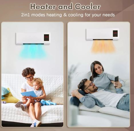 CALEFACTOR DE AIRE ACONDICIONADO 2 EN 1