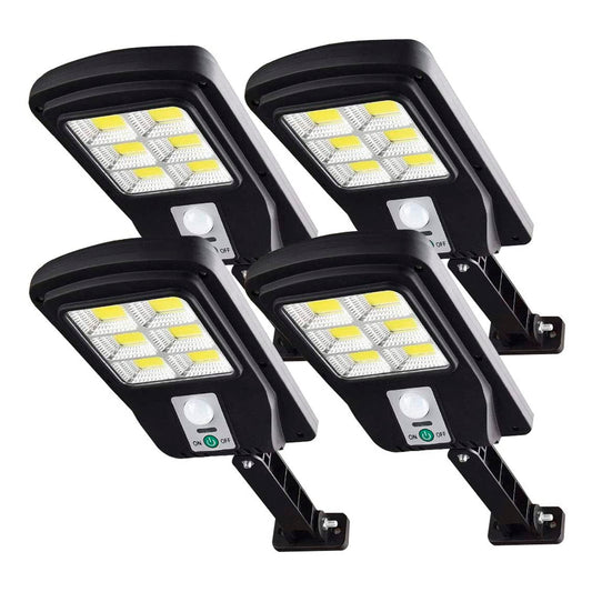 Pack de 4 foco solar con sensor
