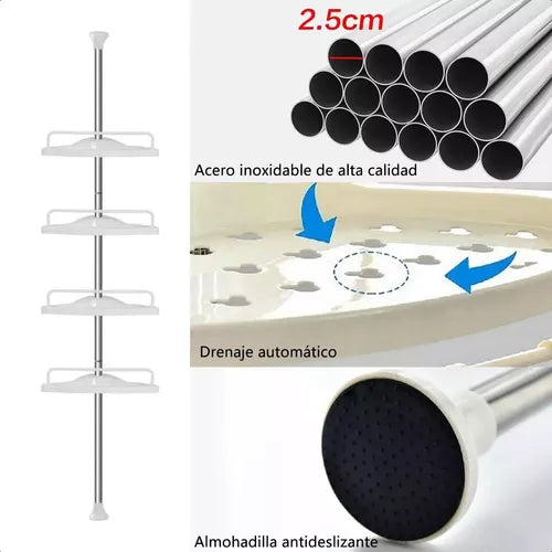 ESQUINERO DE BAÑO MULTI-USO 2.60 Mts