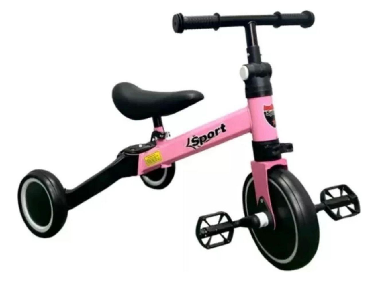 TRICICLO CORREPASILLO PLEGABLE 3 EN 1