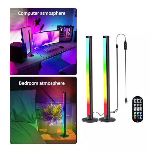Luces LED RGB Activadas por Sonido con Control